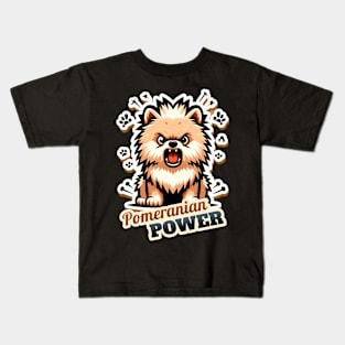 Pomeranian Angry Kids T-Shirt